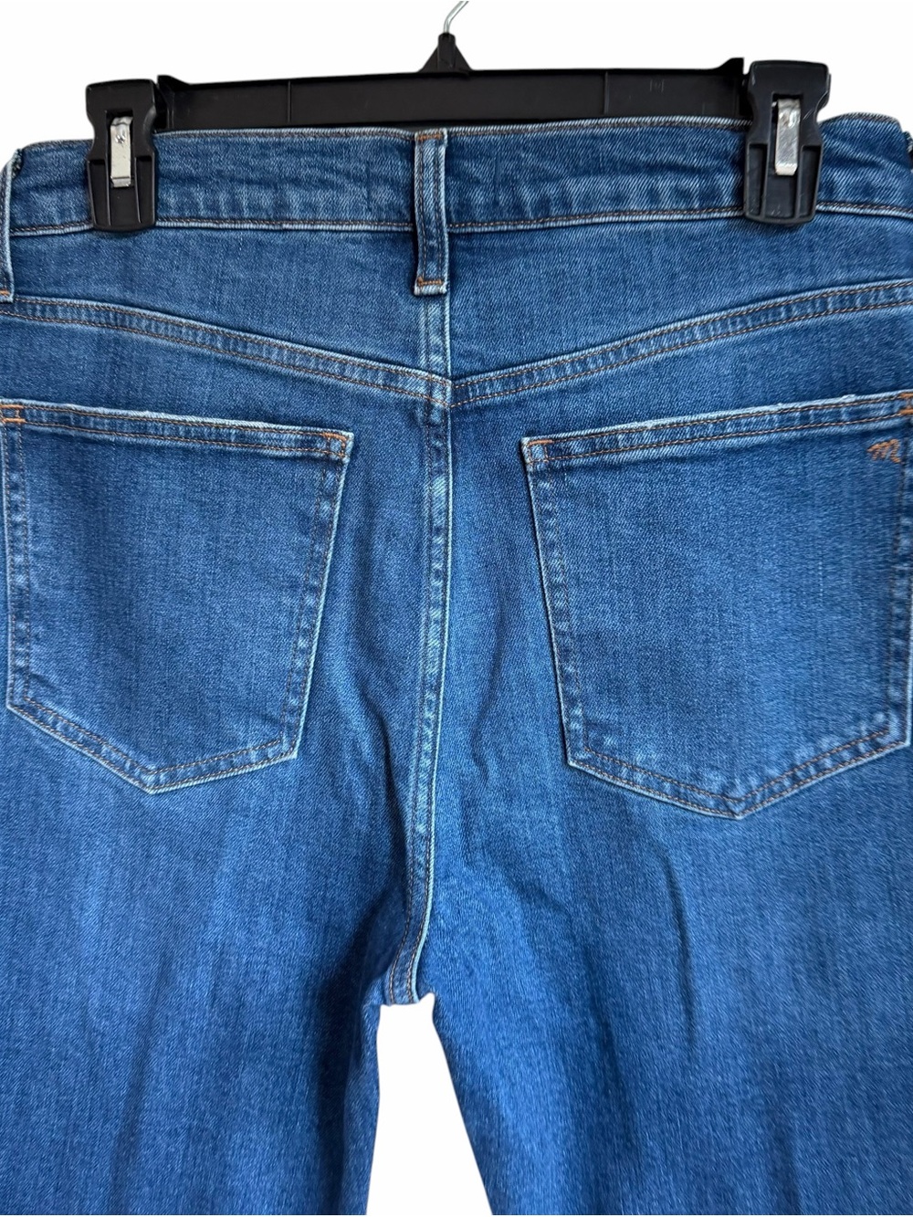 NEW Madewell Mid Rise Kick Out Frayed Hem Jeans Size 29 - Picture 4 of 6